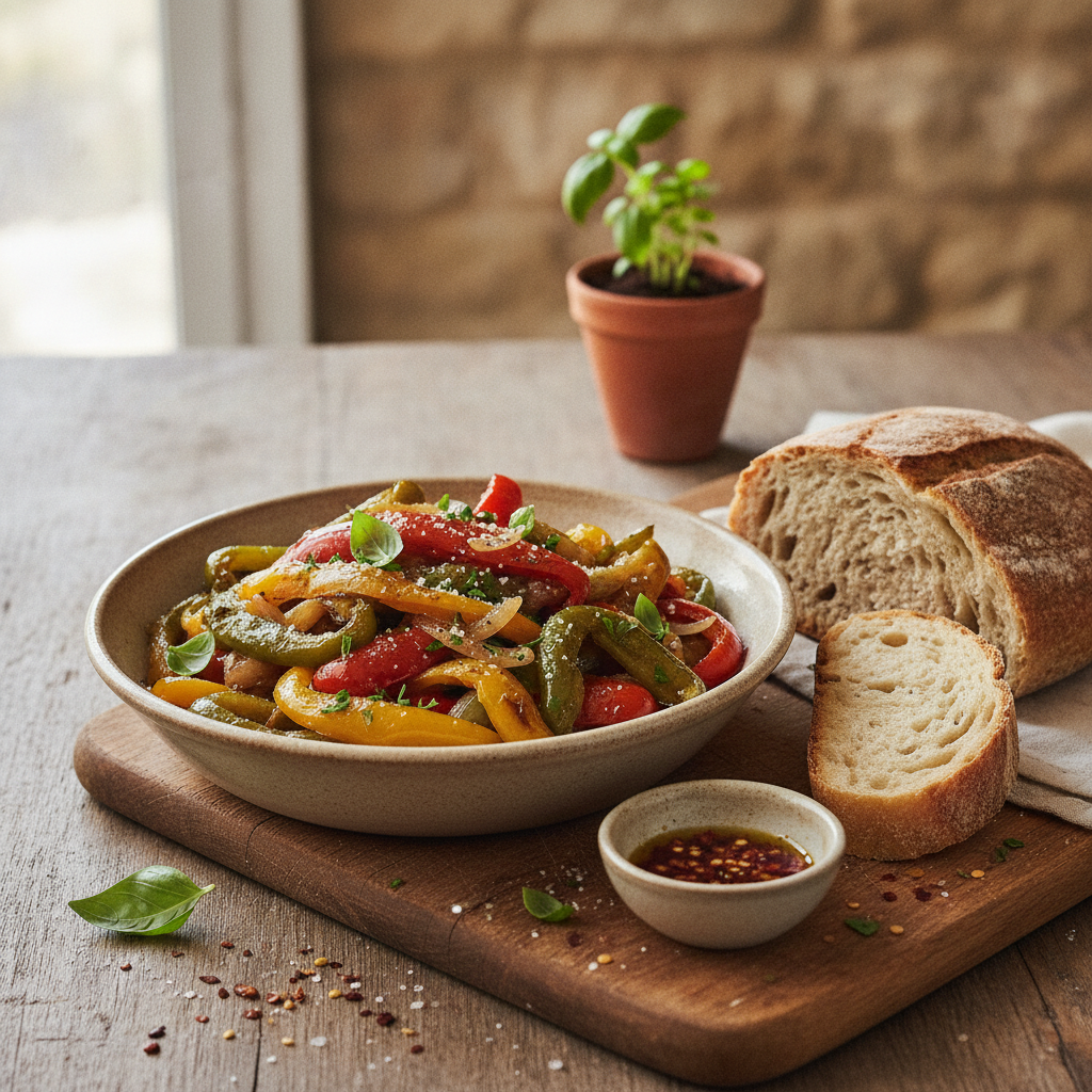 Nonna Pia's Garden-Style Italian Fried Peppers